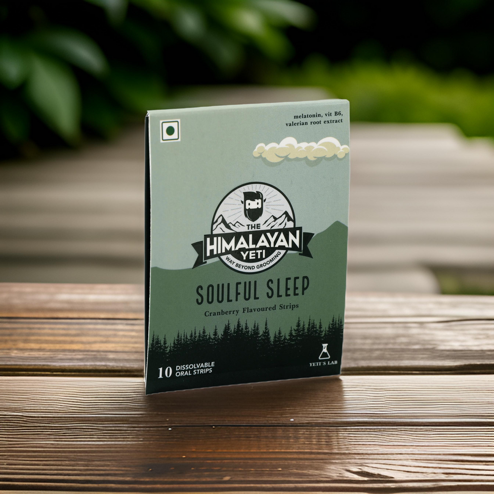 Soulful Sleep - Melatonin Strips - 10 Strips - Pack of 2 The Himalayan Yeti